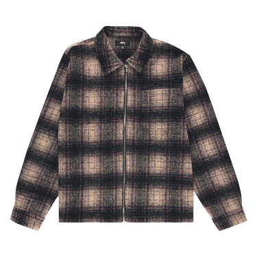 【STUSSY】 WOOL PLAID ZIP SHIRTウール　ジャケット Stüssy - Wool Plaid Zip Shirt | HBX - Globally Curated