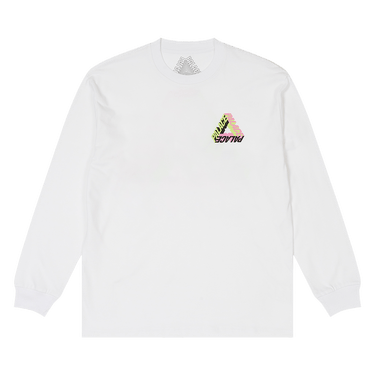 Palace long sleeve t shirt white clearance
