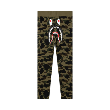 BAPE 1st Camo Wide Fit Sweat Pants 'Green'