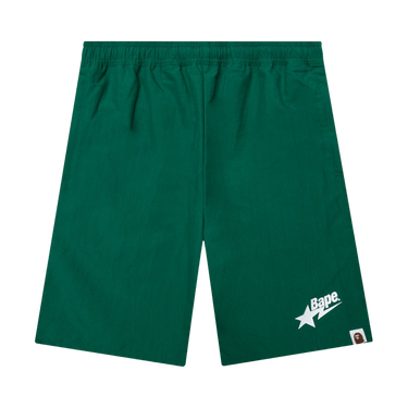 BAPE Sta Logo Beach Shorts 'Green'