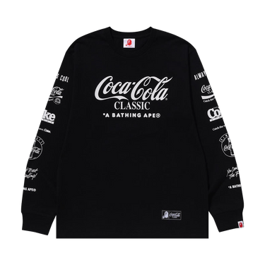 BAPE x Coca-Cola Milo Long-Sleeve Tee 'Black'