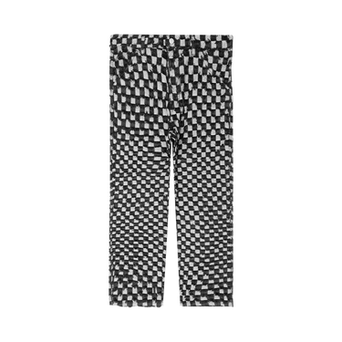 Pleasures Curfew Checker Work Pants 'Black'