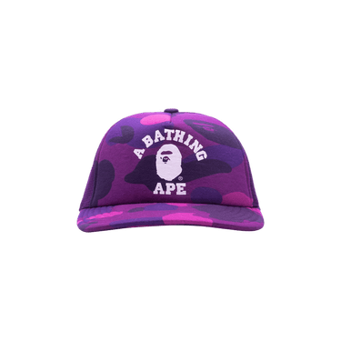 Buy BAPE Color Camo College Mesh Cap 'Purple' - 1J30 180 011
