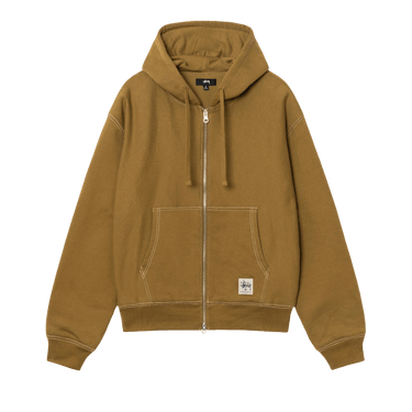 【L】　Stussy DOUBLE FACE LABEL ZIP HOODIE STUSSY】DOUBLE FACE LABEL ZIP HOODIE ジップアップ (STUSSY/パーカー