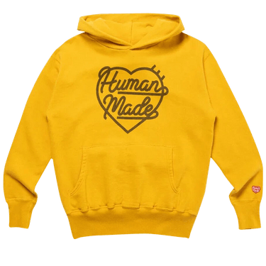 Human Made Heart Tsuriami Hoodie 'Yellow'