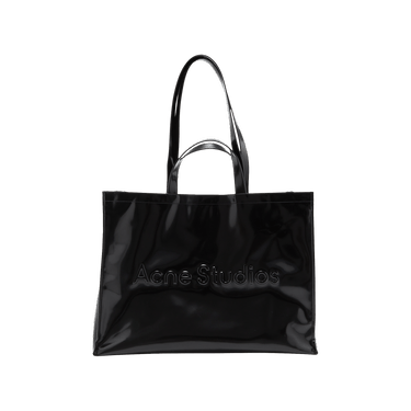 Buy Acne Studios Logo Shopper Large Tote Bag 'Black