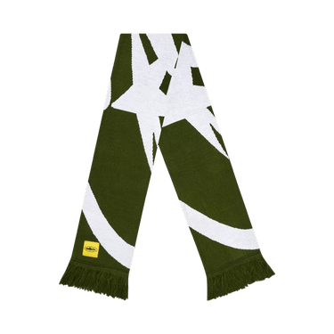 Buy Corteiz Jacquaurd Knit Scarf 'Khaki Green' - 7892 1FW230611JKS