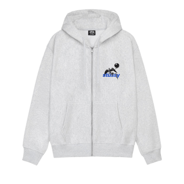 Buy Stussy Apocalypse Zip Hoodie 'Ash Heather' - 1974974 ASH | GOAT