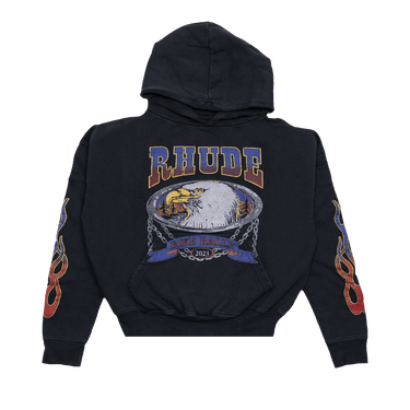 Rhude Screaming Eagle Hoodie 'Vintage Black'