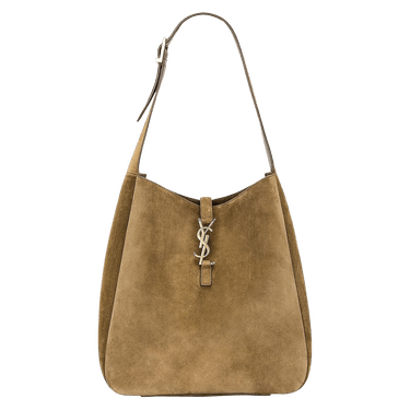 Saint Laurent Large Le 5 à 7 Suede Shoulder Bag 'New Barley'