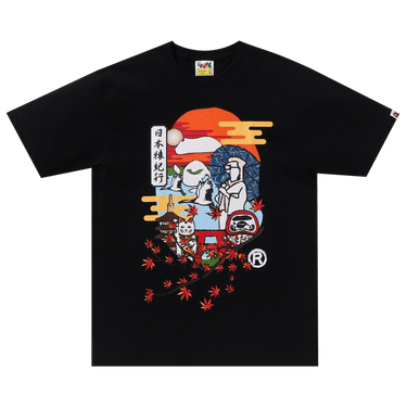 【BAPE】 正規品★ BAPE Japan Big Ape Head City T-Shirt Black Bape Big Ape Head Tee - Black – Feature