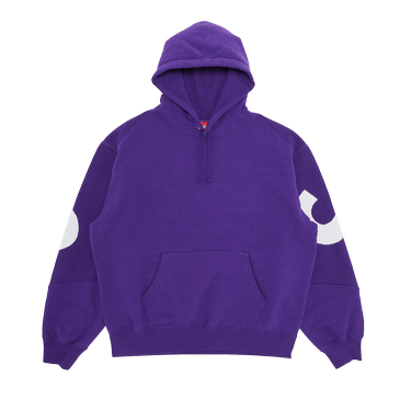 Buy Supreme Big Logo Jacquard Hooded Sweatshirt 'Purple