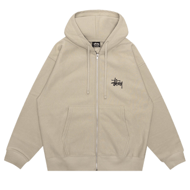 トップス 00s stussy monogram zip hoodie M khaki 1322715_00.png.png