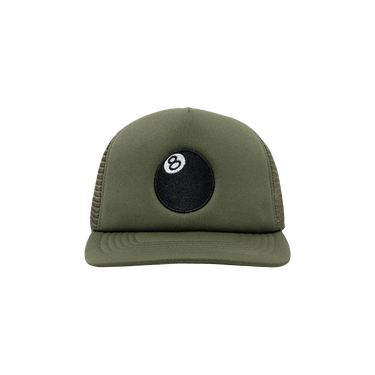 Buy Stussy 8 Ball Trucker Cap 'Olive' - 1311089 OLIV | GOAT