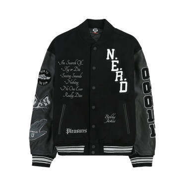 Pleasures Nerd Varsity Jacket 'Black'
