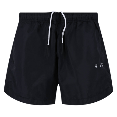 Off-White Logo Swim Shorts 'Black'