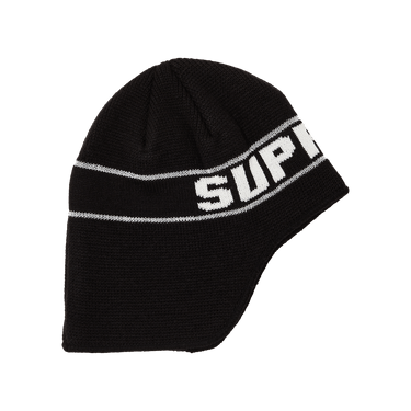 Buy Supreme Earflap Beanie 'Black' - FW23BN64 BLACK | GOAT
