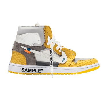 Off white cheap jordan 1 python