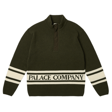 Buy Palace x C.P. Company Funnel Neck Knit 'Olive