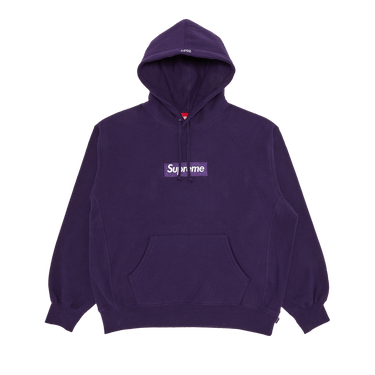 Buy Supreme Box Logo Hooded Sweatshirt Dark Purple FW23SW56 DARK PURPLE GOAT