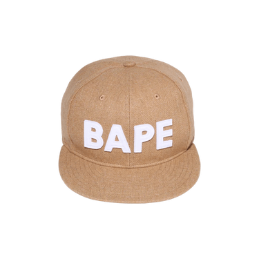 BAPE Patch Snapback Cap 'Beige'