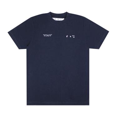 Tシャツ・カットソー Off-White Logo Print Short Sleeve T-Shirt White OMAA027S22JE Men's Off-White SS22 Logo Printing Short Sleeve Loose Fit