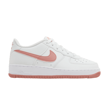 Nike Air Force 1 GS 'White Red Stardust'