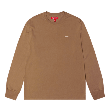 Buy Supreme Small Box Long-Sleeve Tee 'Light Brown' - FW23KN40