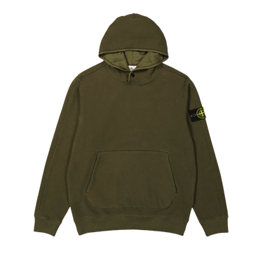 Stone Island Logo Patch Hoodie 'Olive'