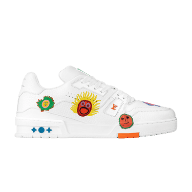 Buy Yayoi Kusama x Louis Vuitton Trainer 'Faces - White' - 1ABD3G 