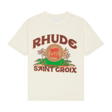Rhude Saint Croix T-Shirt 'Vintage White'