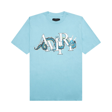 Buy Amiri CNY Dragon Tee 'Air Blue' - AMJYTE1004 401 AIR | GOAT