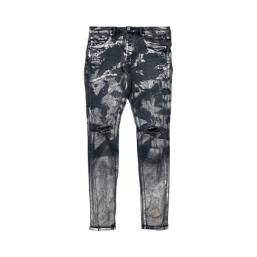 PURPLE BRAND Hickory Overdye Skinny Jeans 'Antracite'