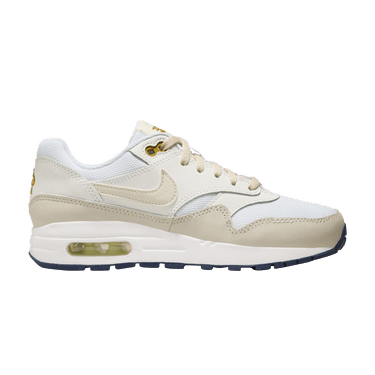 Nike Air Max 1 ホワイト/ゴールド Buy Nike Air Max 1 GS 'White Bronzine' - DZ3307 103 | GOAT