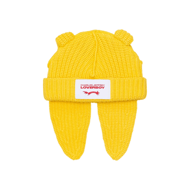 Buy Charles Jeffrey Loverboy Chunky Rabbit Beanie 'Yellow Buy Charles Jeffrey Loverboy Chunky Rabbit Beanie 'Yellow