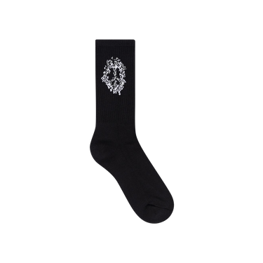 Buy Denim Tears Wreath Sock 'Black' - 502 101 04 | GOAT CA