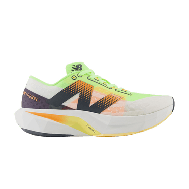 New Balance FuelCell Rebel v4 'White Bleached Lime Glo'