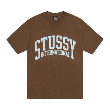 ★【Stussy】★International Pigment Dyed LS TEE Brown★ Stüssy Brown Pigment-Dyed T-Shirt Stussy