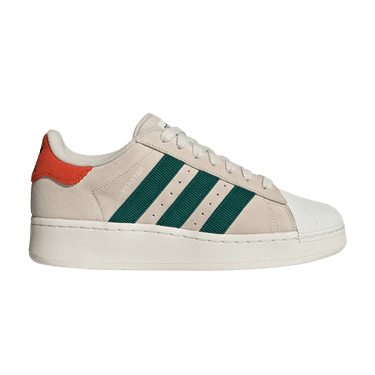 adidas gazelle silver green womens Adidas Superstar 82 Sneakers White/Dark Green Classic Cream Shell Toe –  伴古著二手買取選品 main image 1