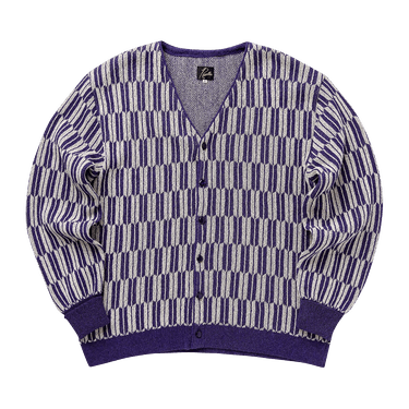 Buy Needles V Neck Cardigan 'Purple' - 0T266 PURP | GOAT