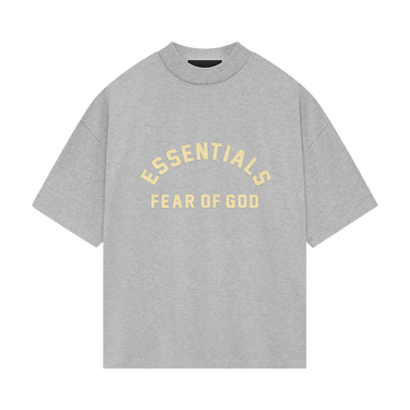 関税込＊FEAR OF GOD ESSENTIALS＊SS25 Tシャツ ' ヘザーグレー' Fear of God Essentials SS25 T-Shirt 'College Print Heather