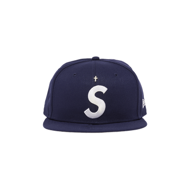 Buy Supreme Gold Cross S Logo New Era 'Light Navy' - SS24H15