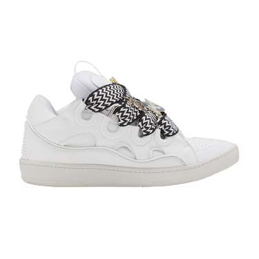 LANVIN SPORT マイク Lanvin Curb Sneaker Graffiti Men's - FM-SKRK11-STUD-P22-00M2