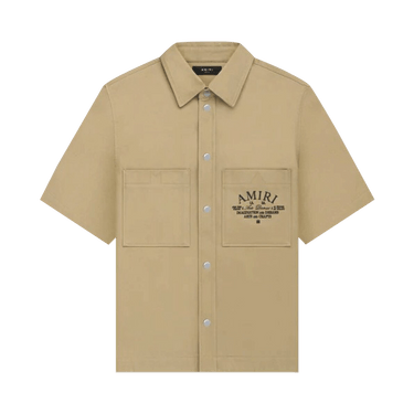 Amiri Arts District Camp Shirt 'Sepia Tint'