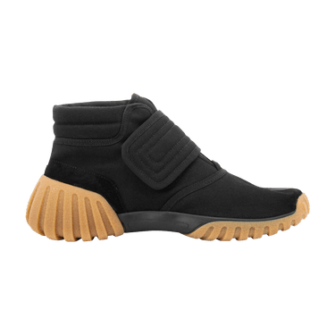 Maison Margiela Waxed Leather Oxford Shoes | Black | FARFETCH