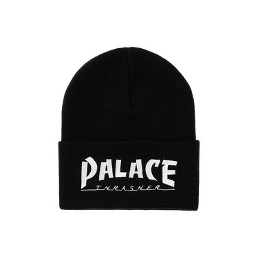 Buy Palace x Thrasher Beanie 'Black' - P25THBN003 | GOAT