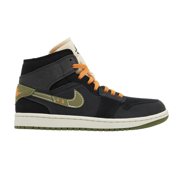 人気 ☆NIKE☆ (W) JORDAN 1 MID SE LIGHT OLIVE BLACK Jordan 1 SE Craft Mid Anthracite Light Olive for Sale