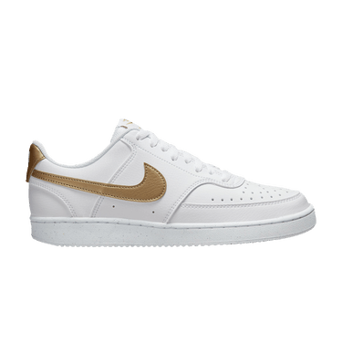 Nike Wmns Court Vision Low Next Nature 'White Metallic Gold'
