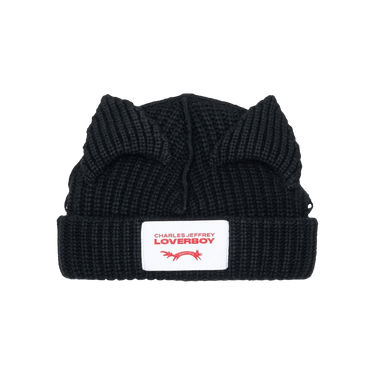 Buy Charles Jeffrey Loverboy Chunky Ears Beanie 'Black