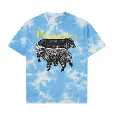 Pleasures Wet Dogs T-Shirt 'Blue Dye'